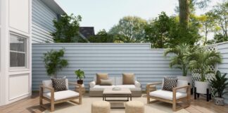 zakupy, meble ogrodowe, taras