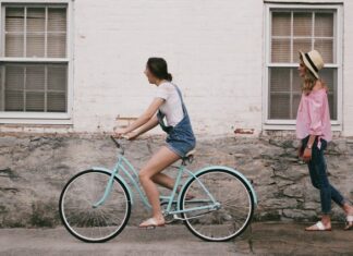 rower damski, zakupy